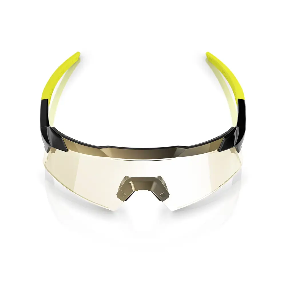 100% Aerocraft Sport Zonnebril Metallic Zwart met Photochromic Lens