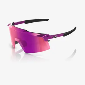 100% Aerocraft Sport Zonnebril Paars met Purple Multilayer Mirror Lens