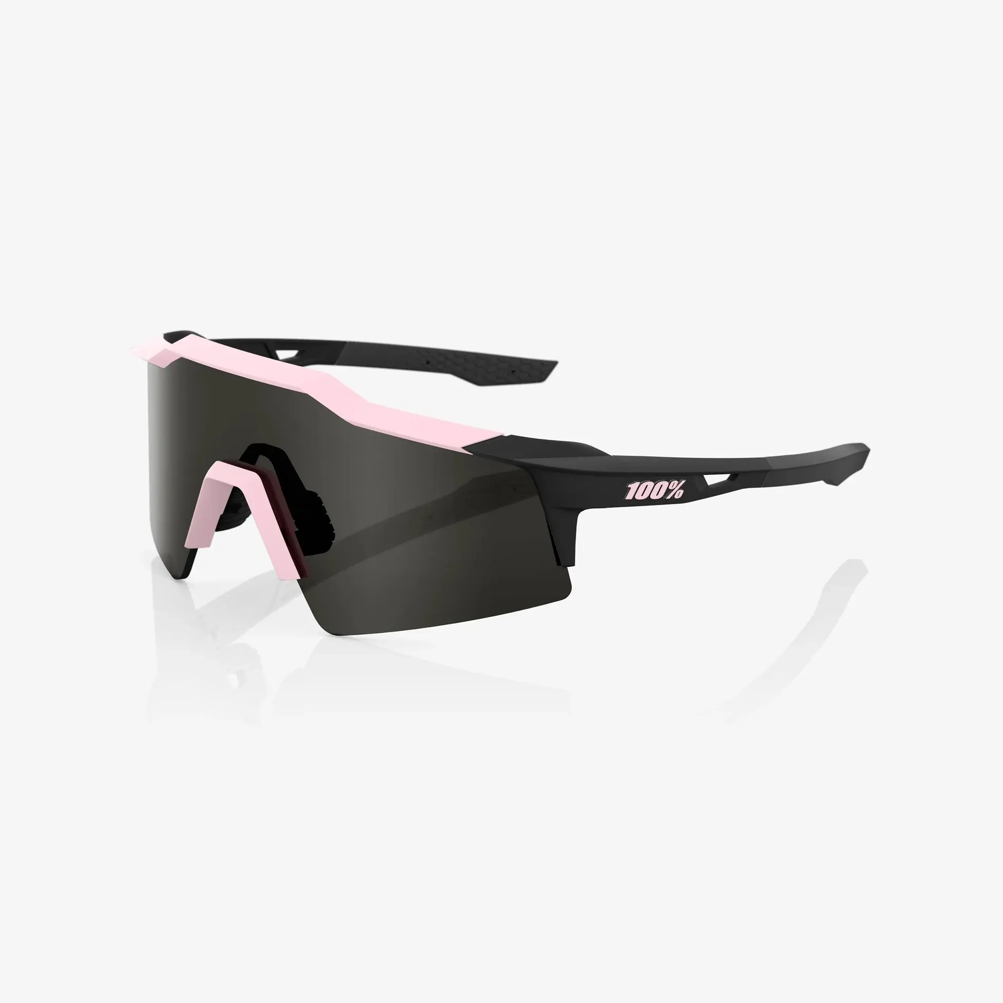 100% Speedcraft SL Sport Zonnebril Soft Tact Desert Pink met Smoke Lens