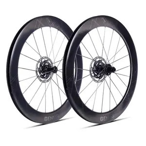 Ere Research Genus II AE65-R Carbon Disc Race Wielset Zwart