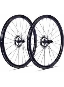 Ere Research Tenaci GA40 Carbon Disc Gravel Wielset Glossy Zwart/Zwart