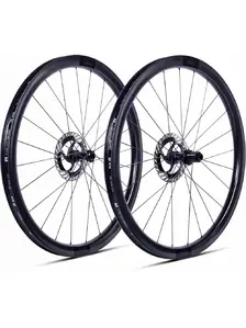 Ere Research Tenaci GA40 Carbon Disc Gravel Wielset Mat Zwart/Zwart