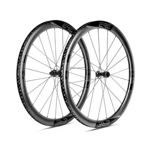 Ere Research Omnia II CLR45 Carbon Disc Race Wielset Zwart/Zwart