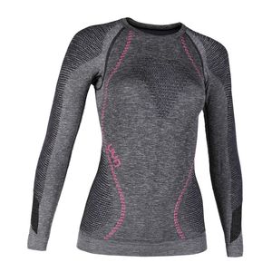 UYN Ambityon Uw Thermoshirt Lange Mouwen Grijs/Paars Dames