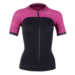 UYN Alpha Fietsshirt Korte Mouwen Zwart/Roze Dames