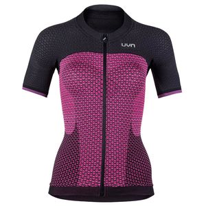 UYN Alpha Fietsshirt Korte Mouwen Roze/Zwart Dames