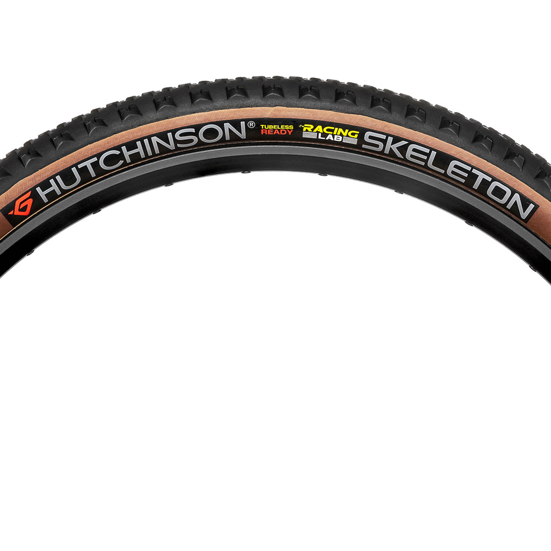 Hutchinson Skeleton Rlab TLR MTB Vouwband Zwart/Bruin