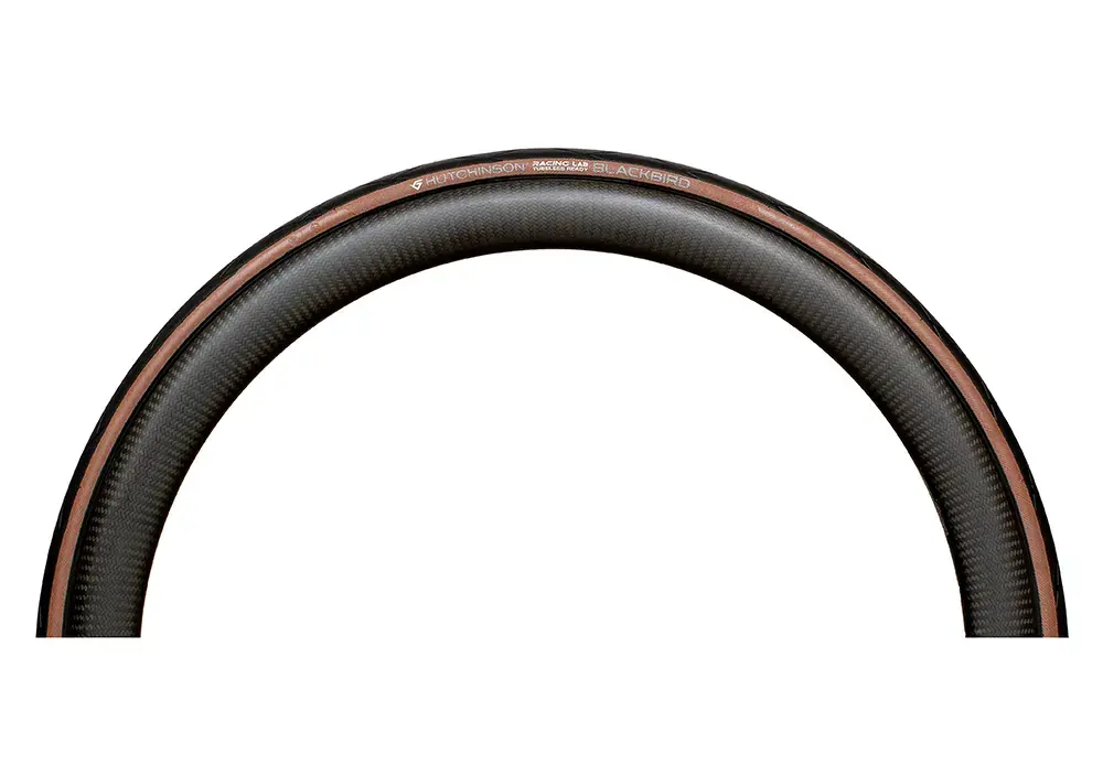 Hutchinson Blackbird Racefiets Vouwband Zwart/Skinwall