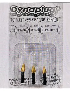 Dynaplug Tubeless Bicycle Tires Repair Plugs 3-Pack