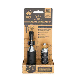 Peaty's Holeshot CO2 Pomp Road/ Gravel Zwart