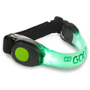 Gato Neon Led USB Hardlooparmband Groen