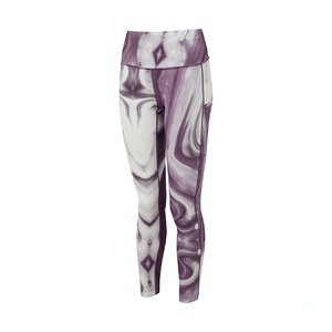 Ronhill Life Tight Hardloopbroek Lang Wit/Paars Dames