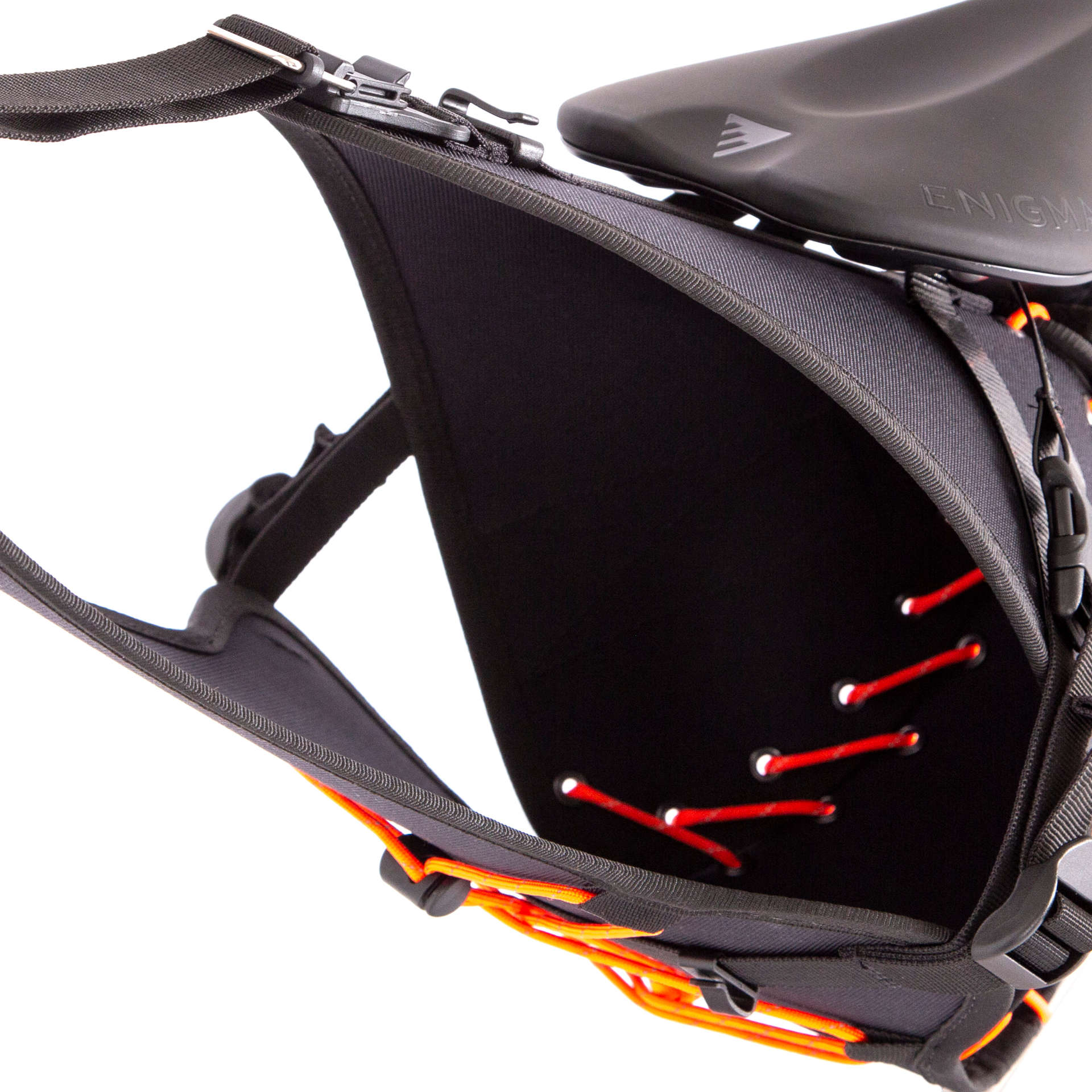 Restrap Saddle Bag Large 14 Liter Oranje/Zwart