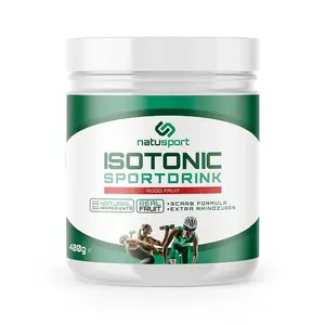 Natusport Isotonic Sportdrink Rood Fruit 400g