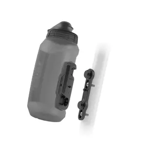 Fidlock Twist Bidon 750ml Compact Smoke/Transparant met Bike Base Bevestiging