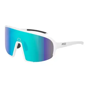 ppeeqq Model-II P R O Photochromic Fietsbril Mat Wit met Blauwe Lens