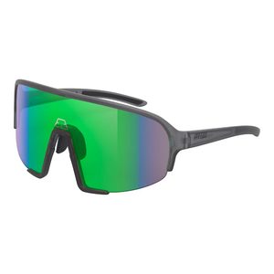 ppeeqq Model-II P R O Photochromic Fietsbril Donkergrijs met Groene Lens