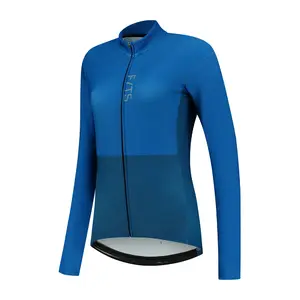 FYTS SNL Thermo Fietsshirt Lange Mouwen Blauw Dames