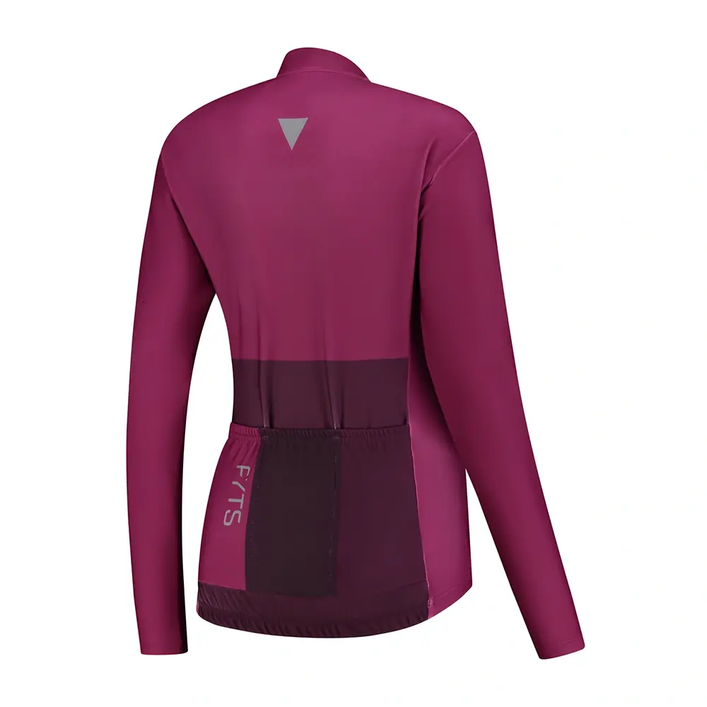 FYTS SNL Thermo Fietsshirt Lange Mouwen Roze Dames