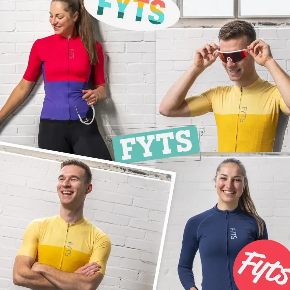 FYTS SNLST Fietsshirt Korte Mouwen Rood Heren