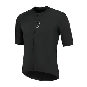 FYTS SNLST Fietsshirt Korte Mouwen Zwart Heren