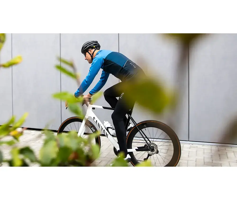 FYTS SNLR Winter Fietsjack Thermo Donkerblauw Heren
