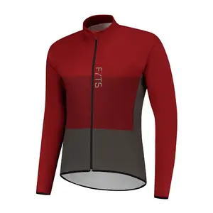 FYTS SNLR Winter Fietsjack Thermo Rood Heren