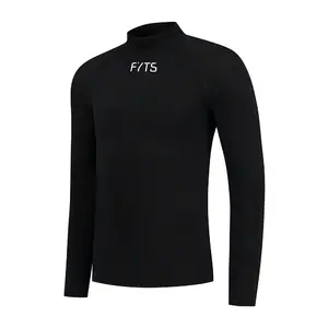 FYTS Thermo Ondershirt Lange Mouwen Zwart Heren