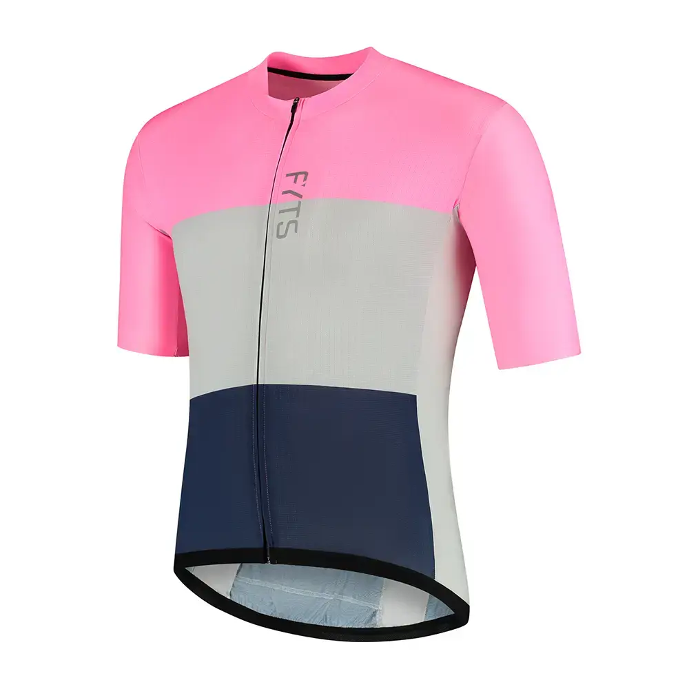 FYTS SNL Fietsshirt Korte Mouwen Roze Heren