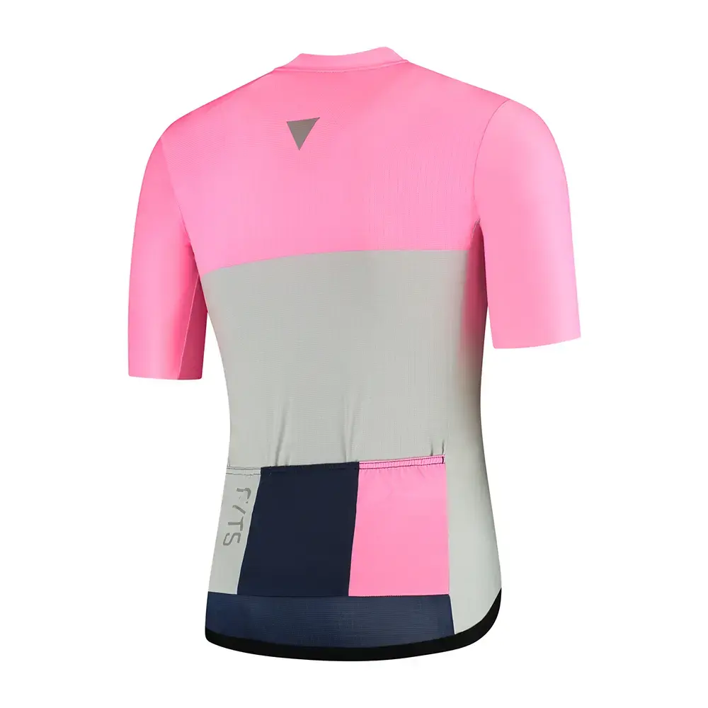 FYTS SNL Fietsshirt Korte Mouwen Roze Heren