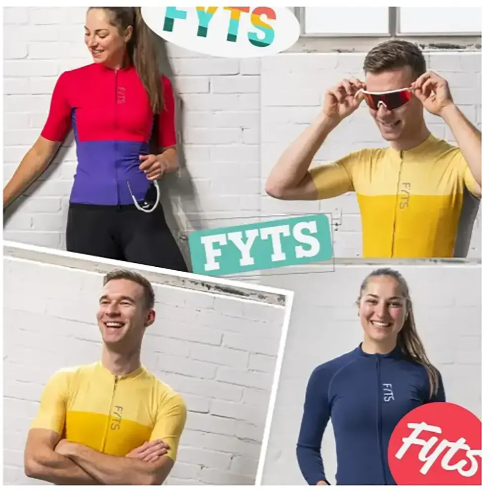 FYTS SNL Fietsshirt Korte Mouwen Roze Heren