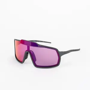 Out Of Bot 2 Fietsbril Zwart met IRID Rood Lens