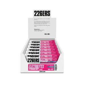 226ERS Vegan Gummy Sportreep Pectina Electrolyte Aardbei 42 stuks