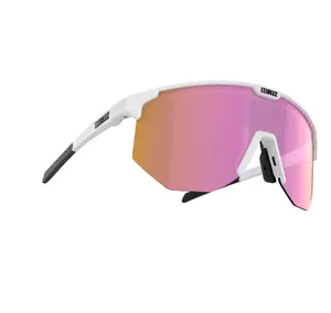 Bliz Hero Sport Zonnebril Mat Wit met Pink Multi Lens