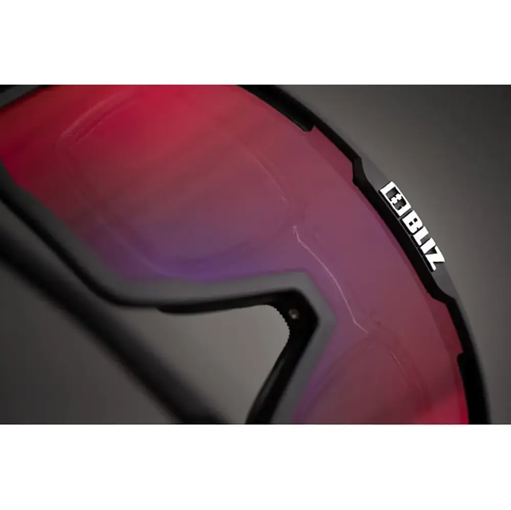 Bliz Vision Sport Zonnebril Mat Zwart met Red Multi Lens