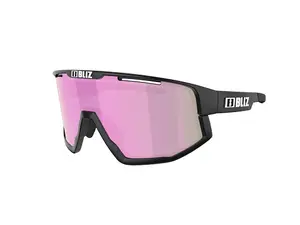 Bliz Fusion Small Sport Zonnebril Mat Zwart met Rose Multi Lens