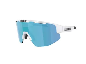 Bliz Matrix Sport Zonnebril Wit met Blue Multi Lens