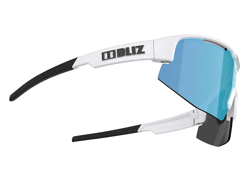 Bliz Matrix Small Sport Zonnebril Mat Wit met Blue Multi Lens