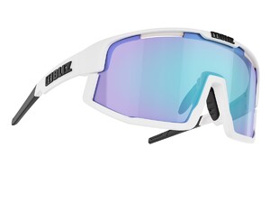 Bliz Vision Sport Zonnebril Mat Wit met Smoke/Blauw Multi Lens