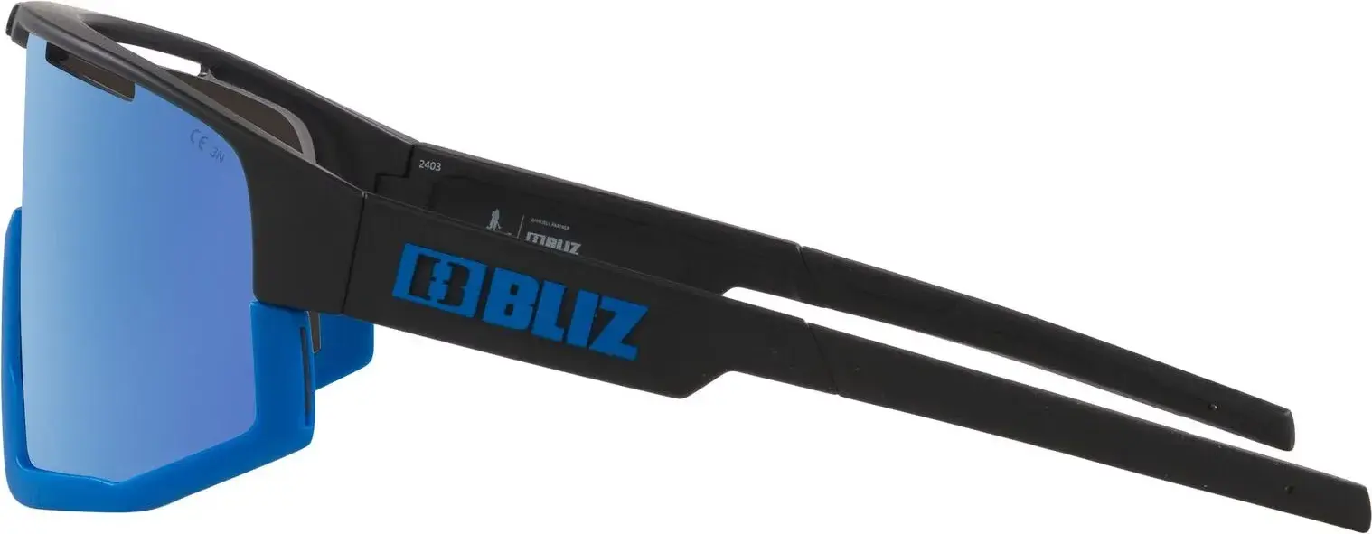 Bliz Fusion Sport Zonnebril Mat Zwart met Blue Lens